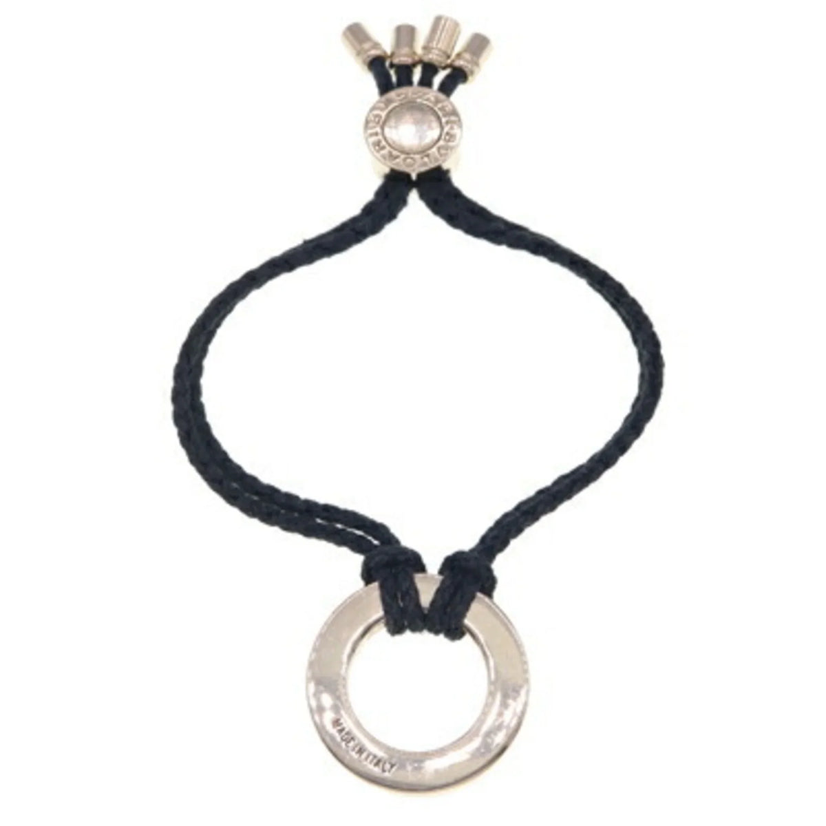BVLGARI Black Bracelet Women's 35262 Pre-Owned Bangle (Good)