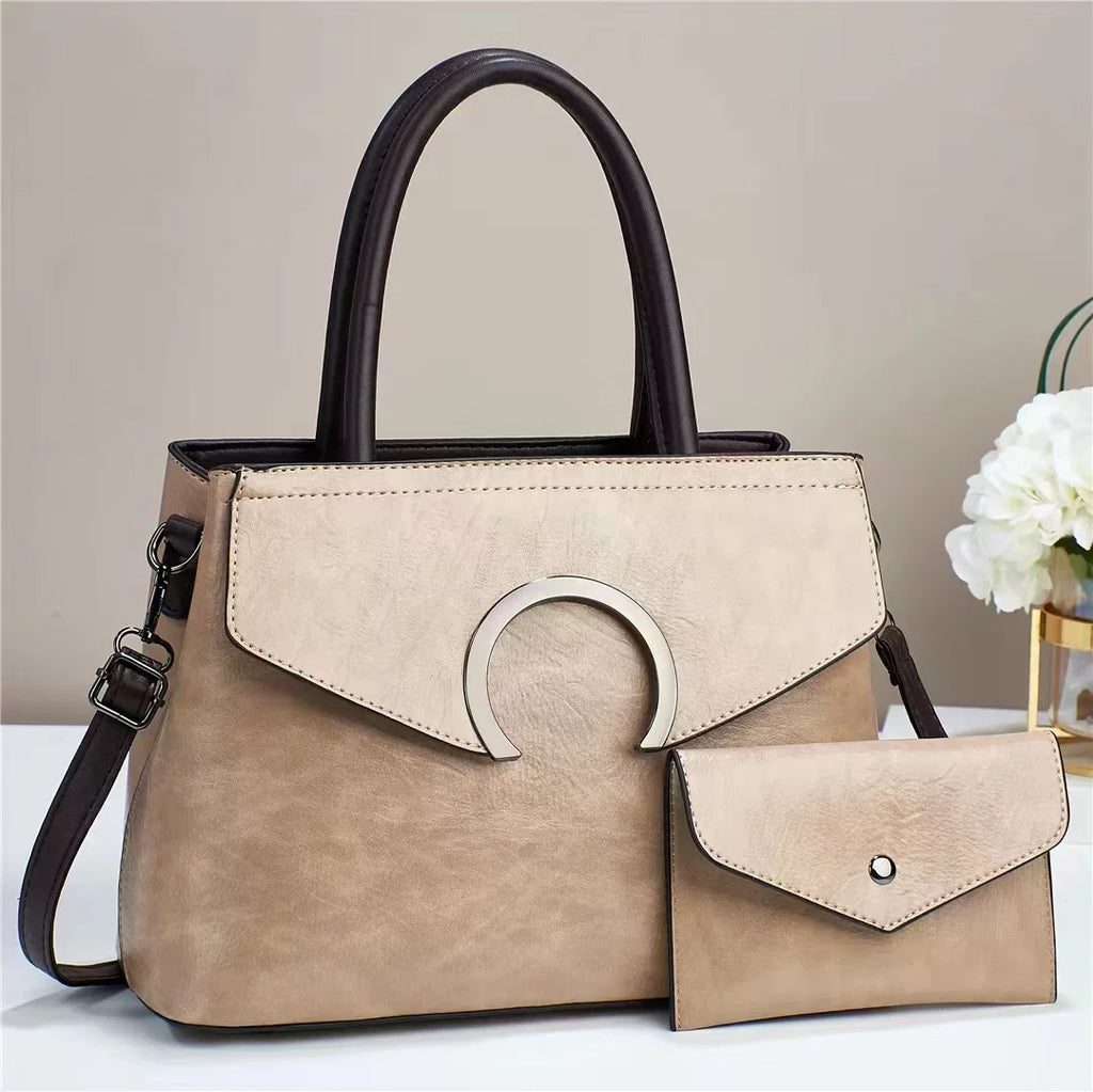 and Luggage Women's American Set Two Fashion European One Women's 2023 Shoulder Handheld Junior Women's New Baobao Bag Mother Piece Bag