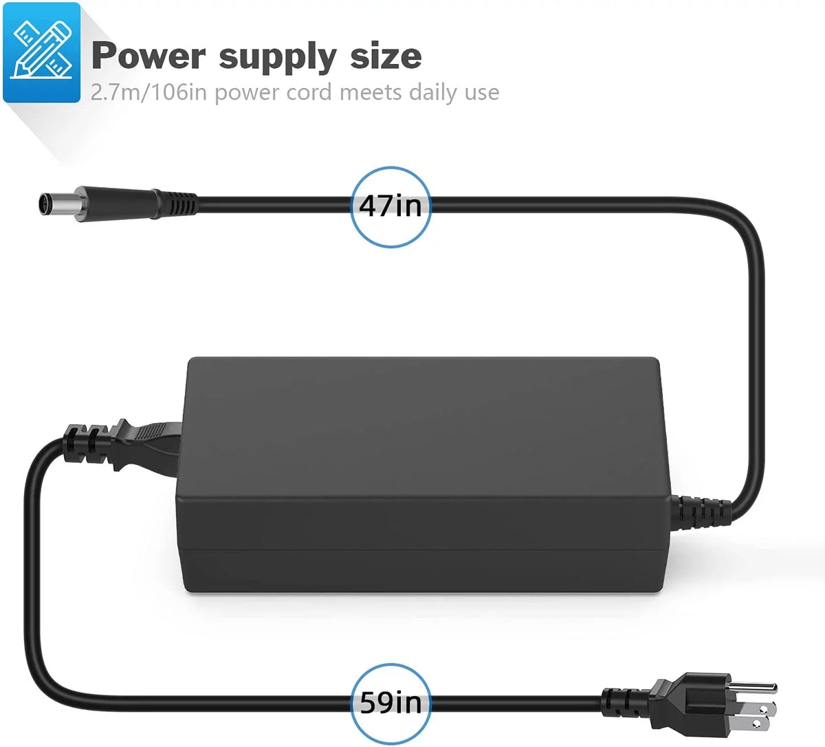 15 N4010 N7010 Dell N7110 5437 Adapter 3537 AC 3421 14R N5010 14 inspiron 5421 3531 Laptop 5421 for N5110 3521 Charger
