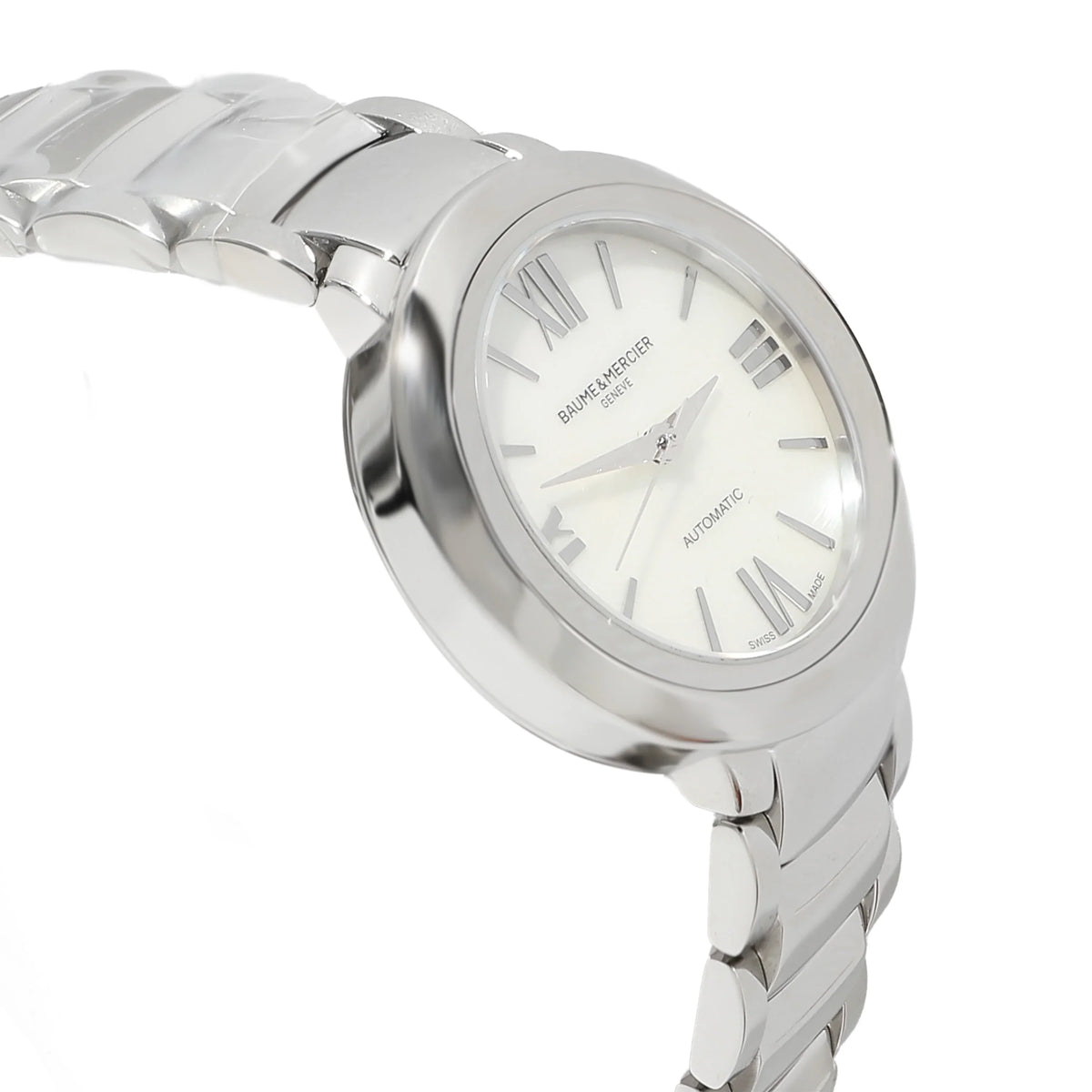 in Women's Pre-Owned MOA10182 Steel Mercier & Promesse Stainless Watch Baume