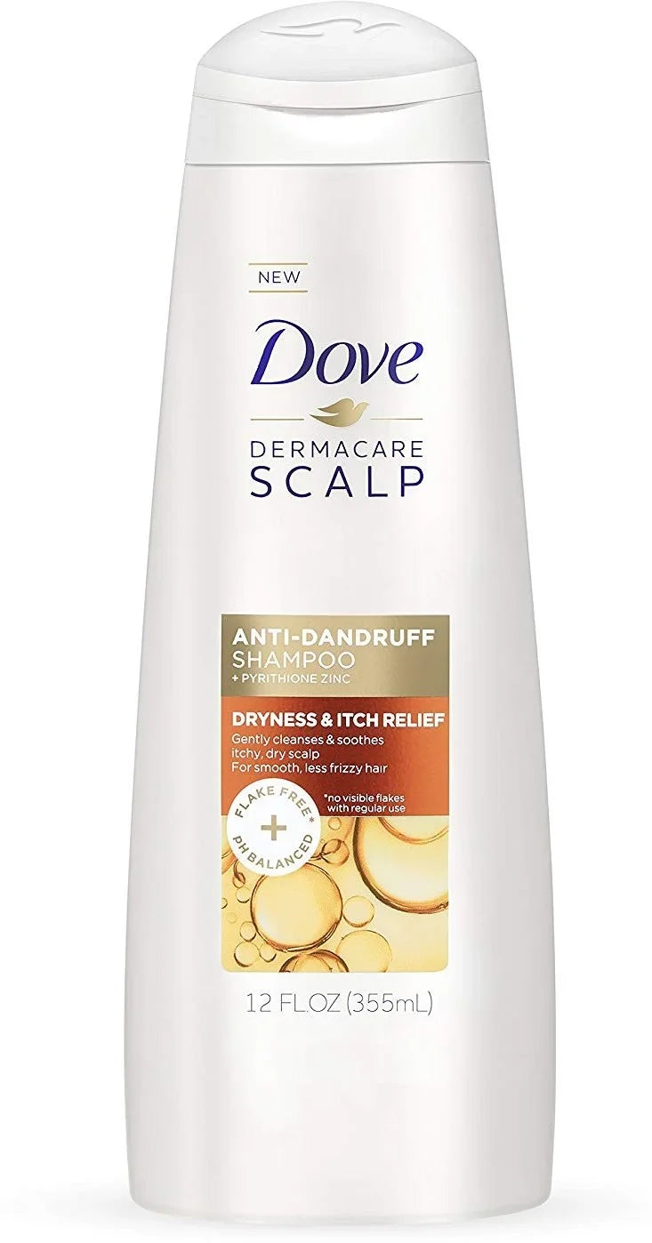 Relief oz Dermacare Scalp Dryness Shampoo, Dove of 12 Itch 4) (Pack