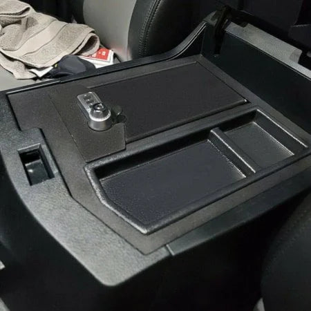 Vault - Box Safe Compatible with 2021 Toyota Console 2013 Tundra, 2007 Gun Storage Toyota Sequoia - 2008 Center KOJEM