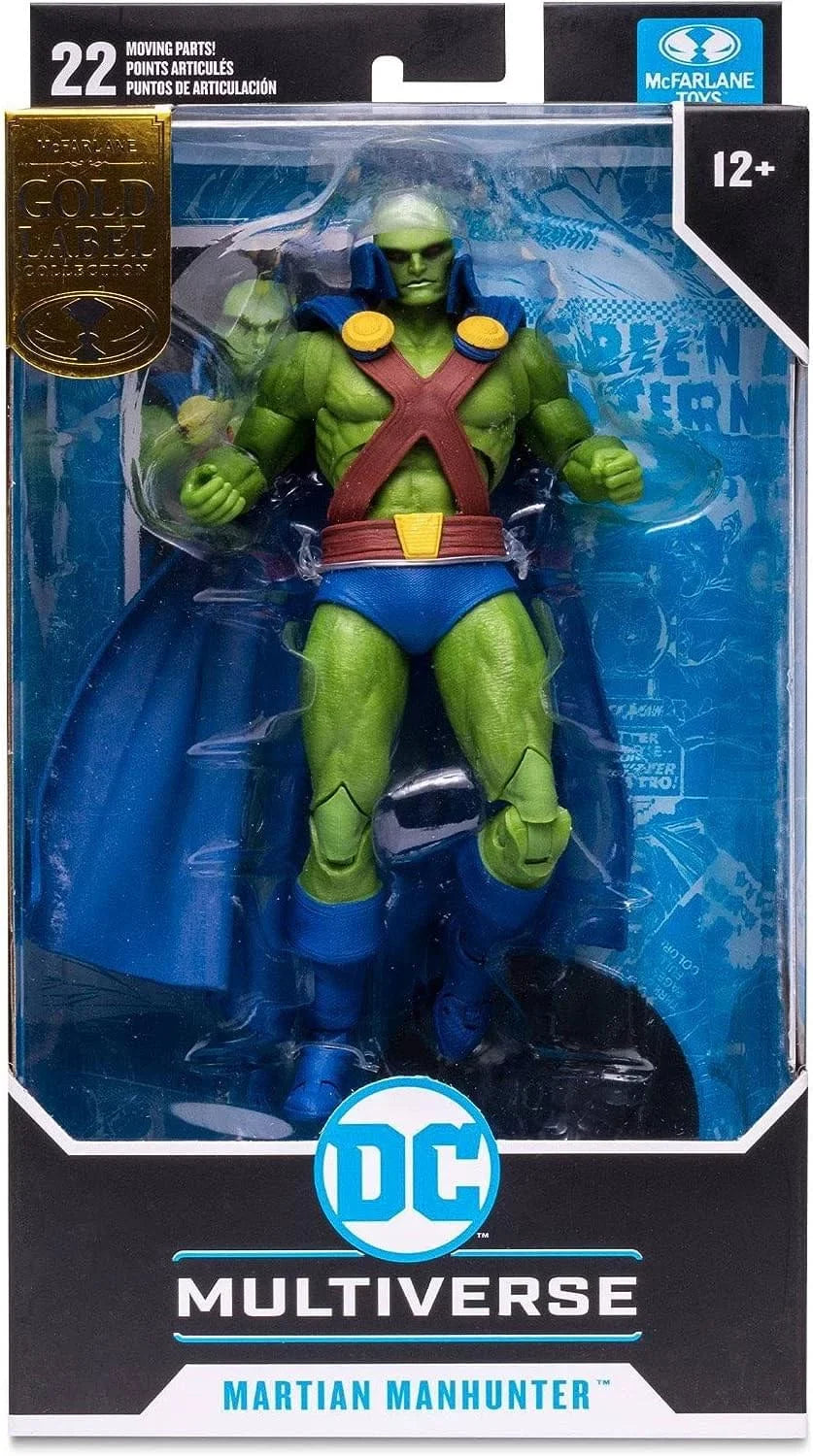 Inch Label) Martian 7 (Gold Action Multiverse | Manhunter DC Figure