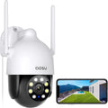 2K for Way Vision Camera Outdoor 2 360° PIR Security Surveillance Sensor, with Waterproof Camera , Motion Camera Night AOSU Home Color WiFi IP66 Audio , View Security Camera,