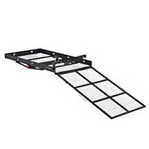 w/Loading Cargo Wheel Carrier Ramp Scooter Chair Mobility Hitch Trailer Carrier