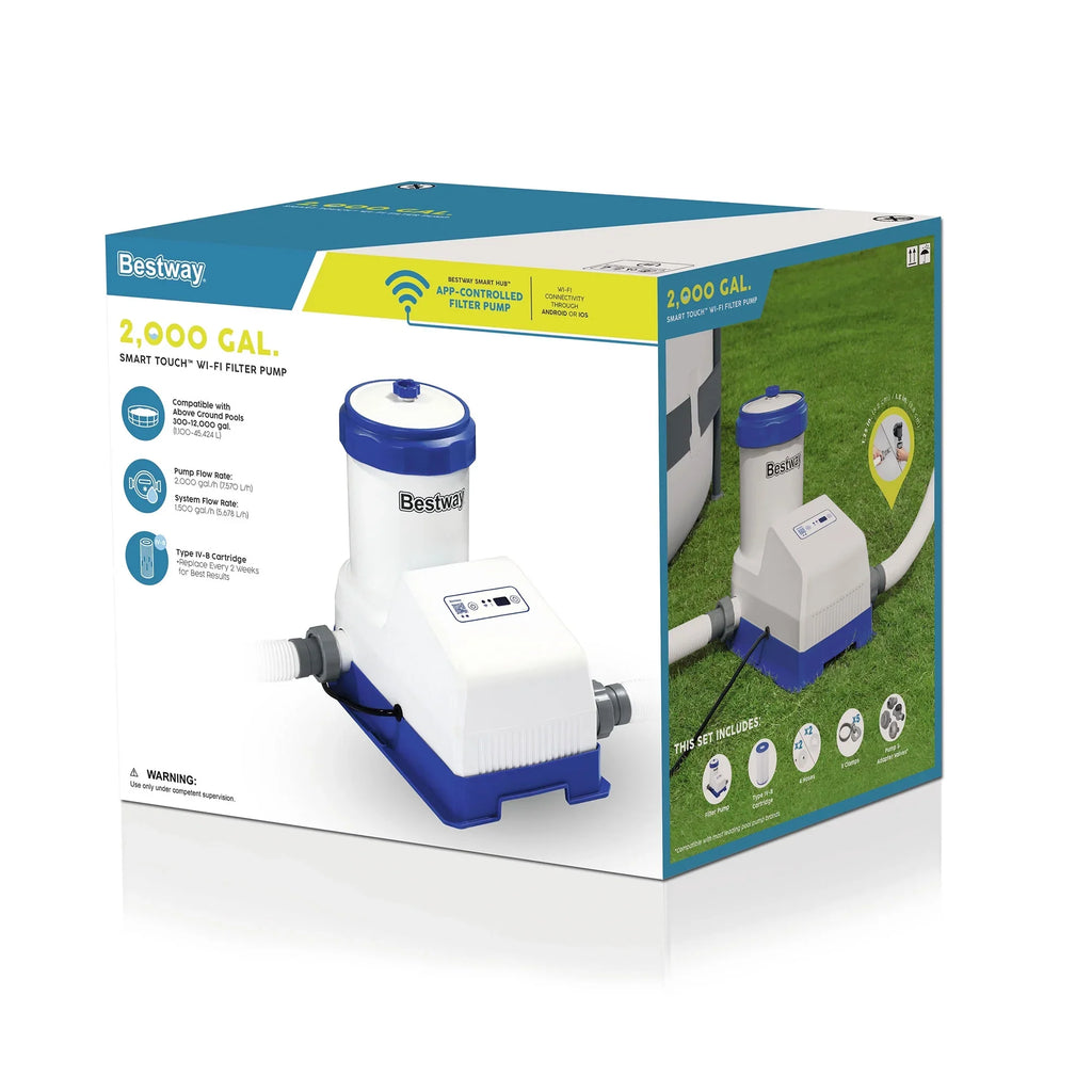 Pool App Smart Pump GPH Bestway Filter 2000 Touch Flowclear Controlled