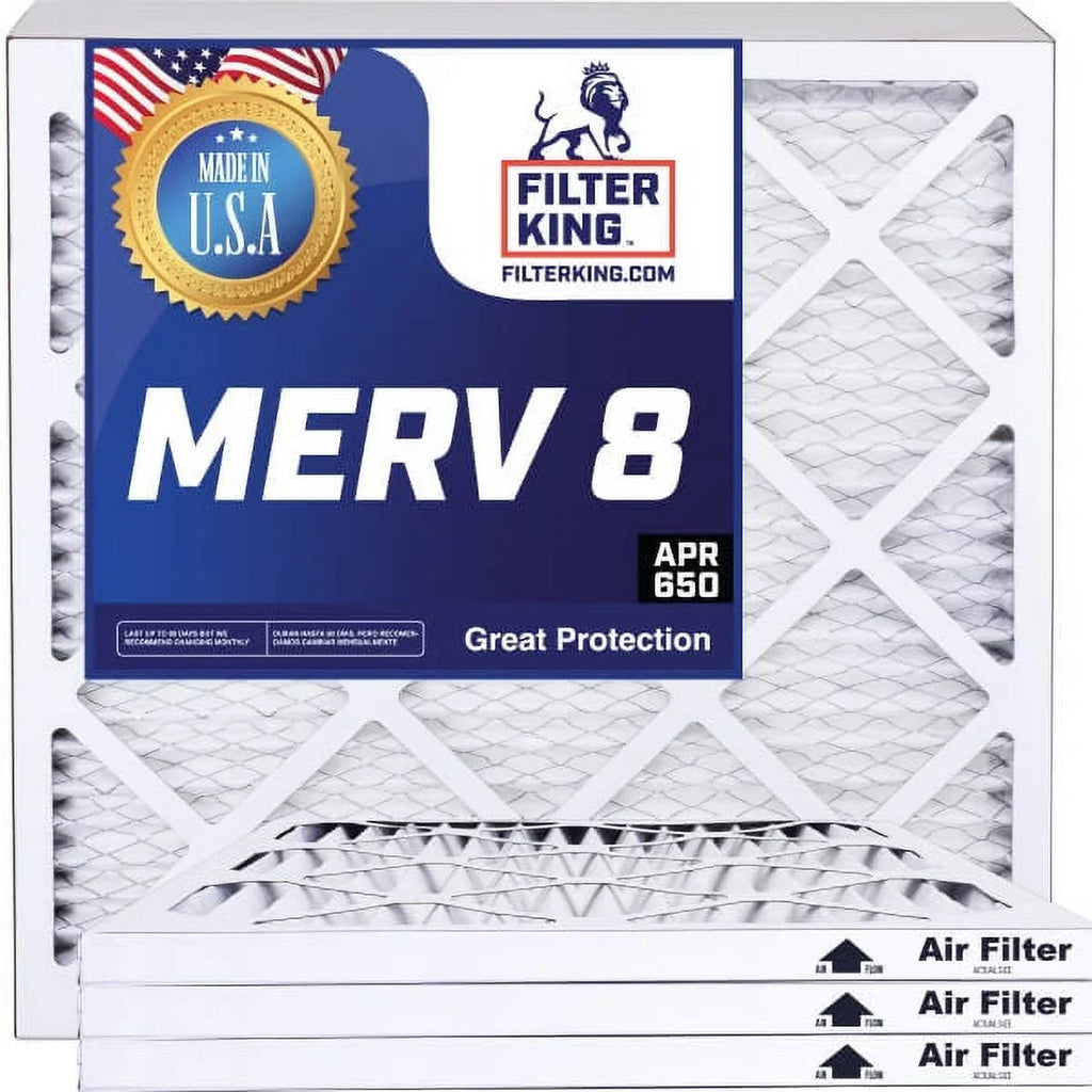 A/C 32 .75" Filters IN | Filter | MERV x | 4-PACK | 32x14.5x1 Pleated HVAC Filter Air 8 Size: King Furnace USA 14.5 Actual MADE x
