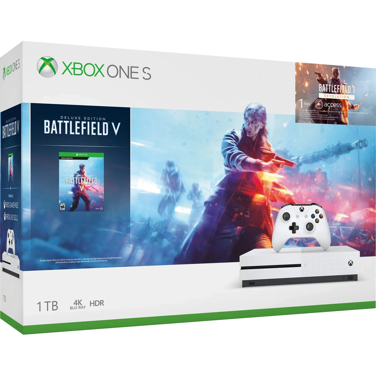 (Used/Pre-Owned) - Xbox Console V Battlefield 1Tb One Bundle S