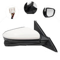 Sedan Side Heated Right Fit Camera Civic White Mirror 2016-2020 Power Honda View