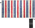'- Compact Beach for Lightweight Holiday（90） - Swimming Dry Towels Flag Oversized Towel Bestwell Travel Quick Towel Super American Stripes Absorbent Camping