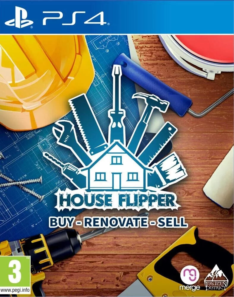 Flipper Remodel New Design PlayStation 4 House Factory Brand Interior PS4 Sealed
