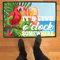 Outdoor Doormat, Doormat O'clock Five Somewhere It's Beach/Lake Summer
