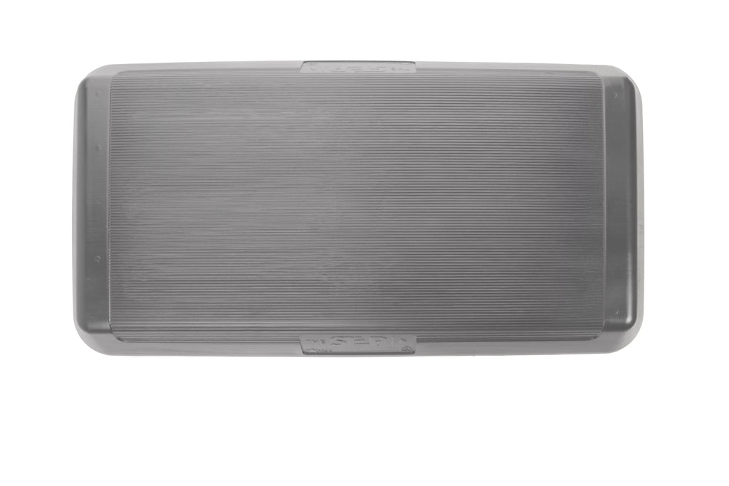Black with Two Stepper Platform Circuit Size Aerobic Original Risers Grey The Original Step Nonslip and Platform