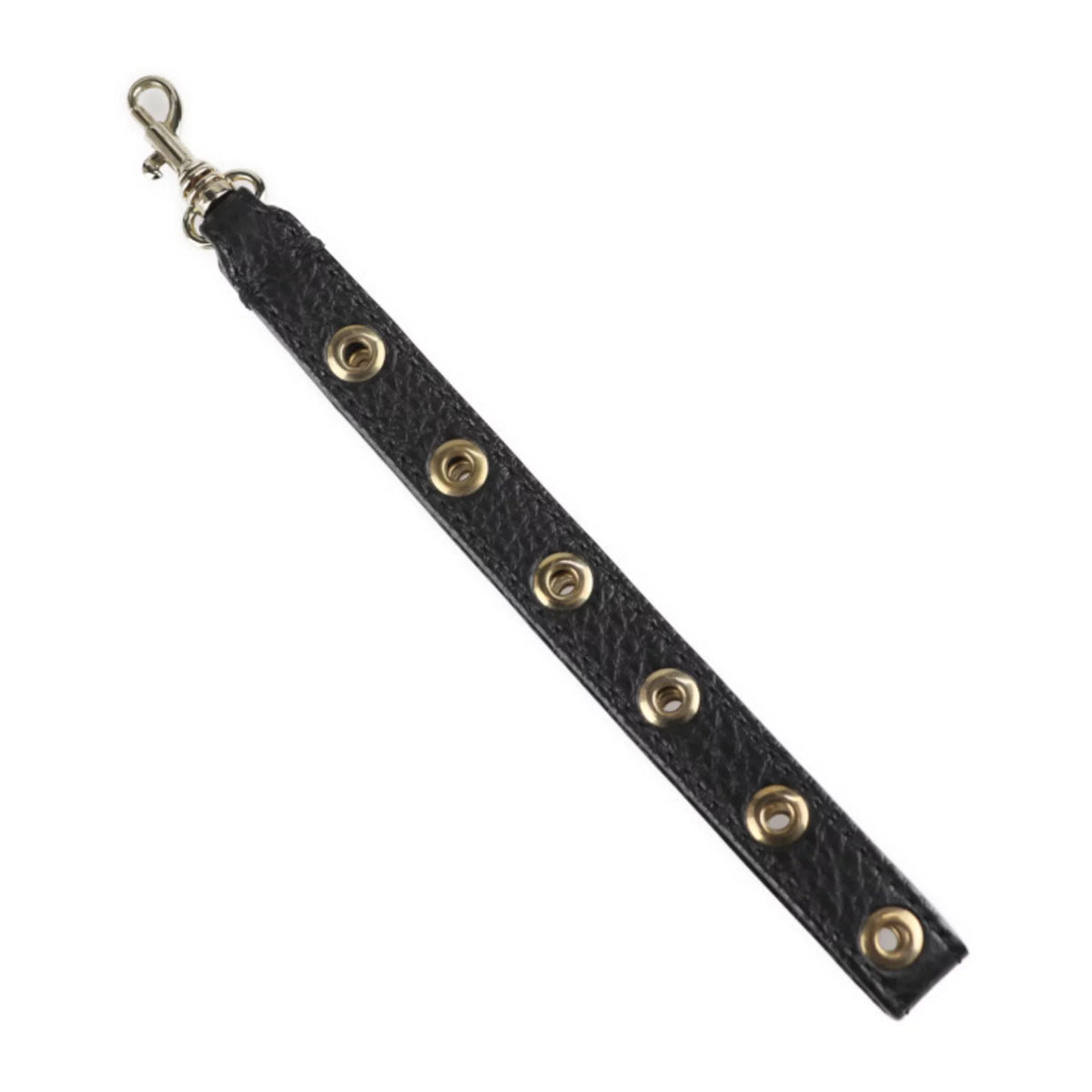punching RED Pre-Owned leather REDValentino gold metal black fittings Valentino second VALENTINO clutch eyelet wristlet (Good) bag red