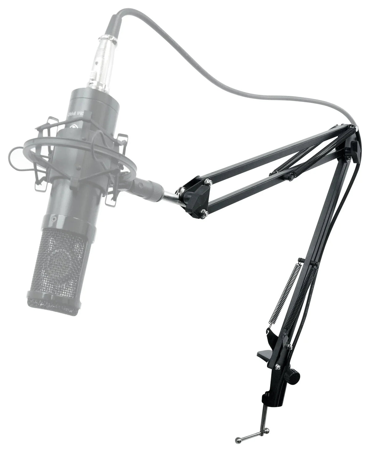 Podcast Microphone Rockville Boom DMS30 Mic Arm Filter Stand+Clamp+Pop Studio