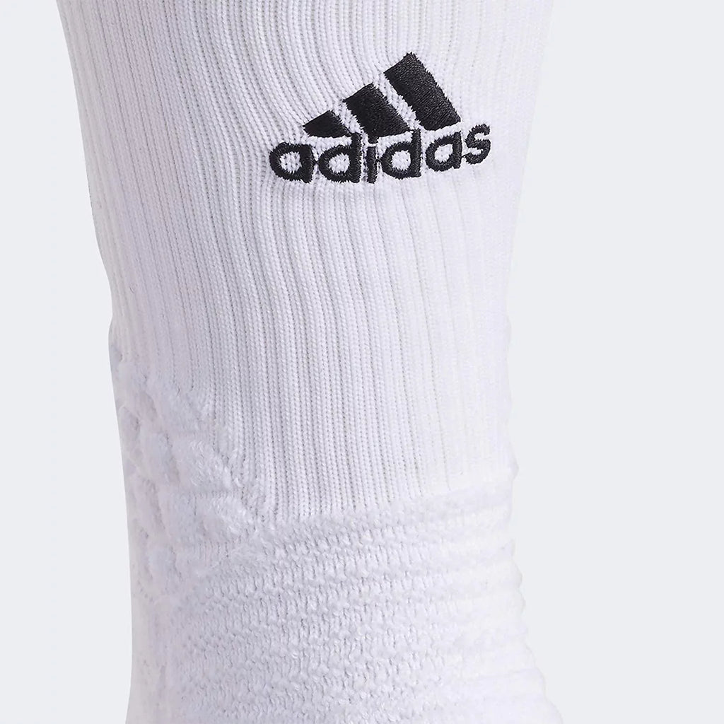 Creator Unisex-Adult 365 Socks Crew Basketball X-Large (1-Pair) adidas White/Black