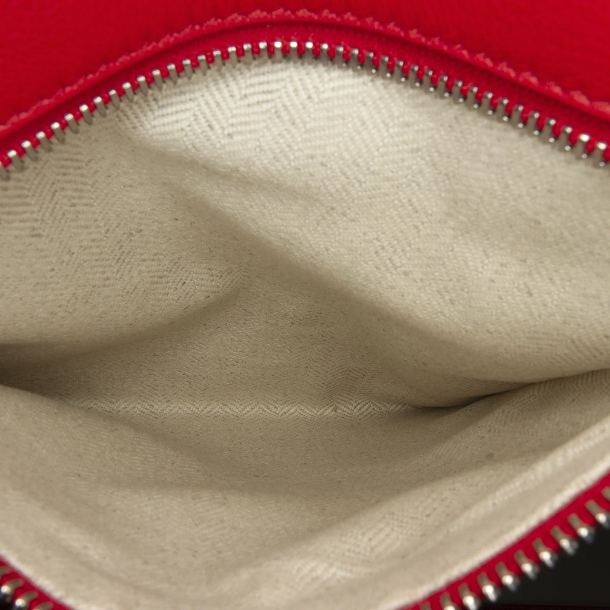 Leather Unisex Pre-Owned Calf Edge Authenticated Puzzle Mushroom LOEWE Red (Good) Small Satchel
