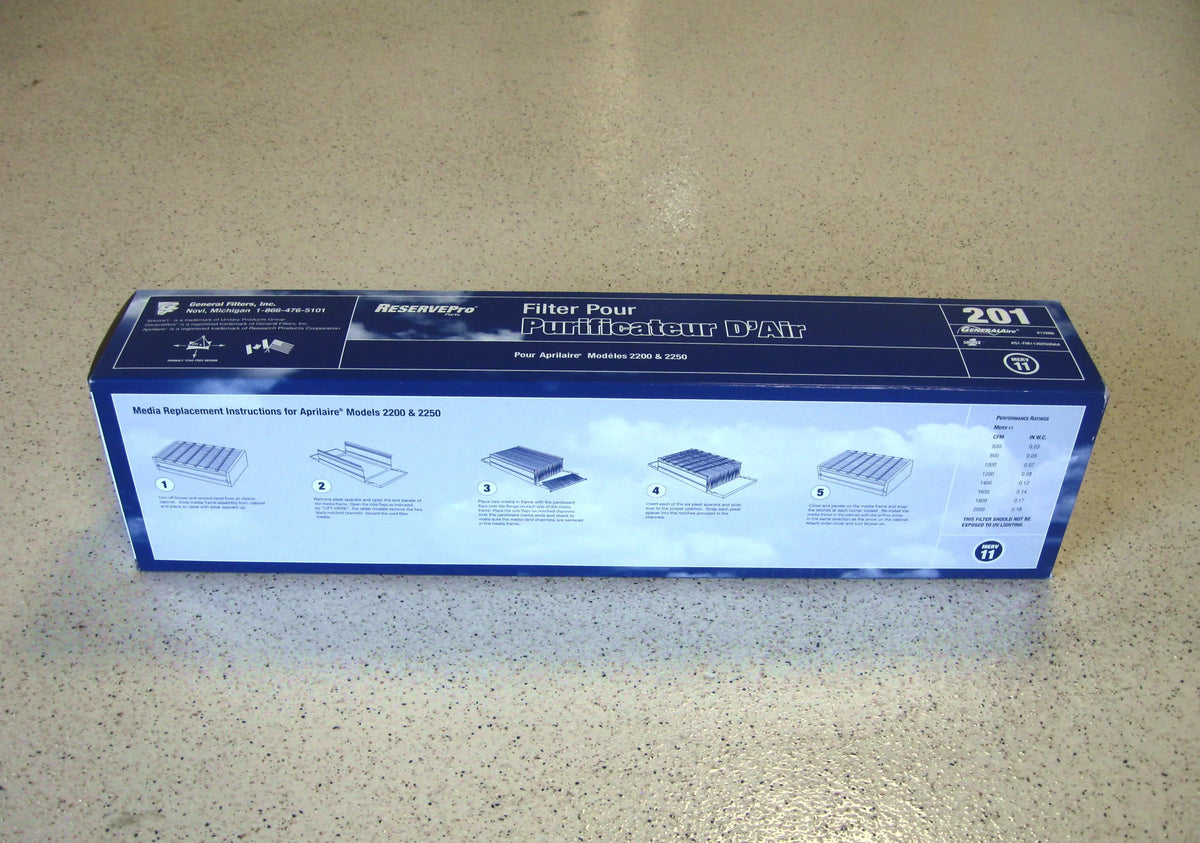 12880 Replacement Media For 4050 Filter Aprilaire 201 Generalaire MERV11 Air