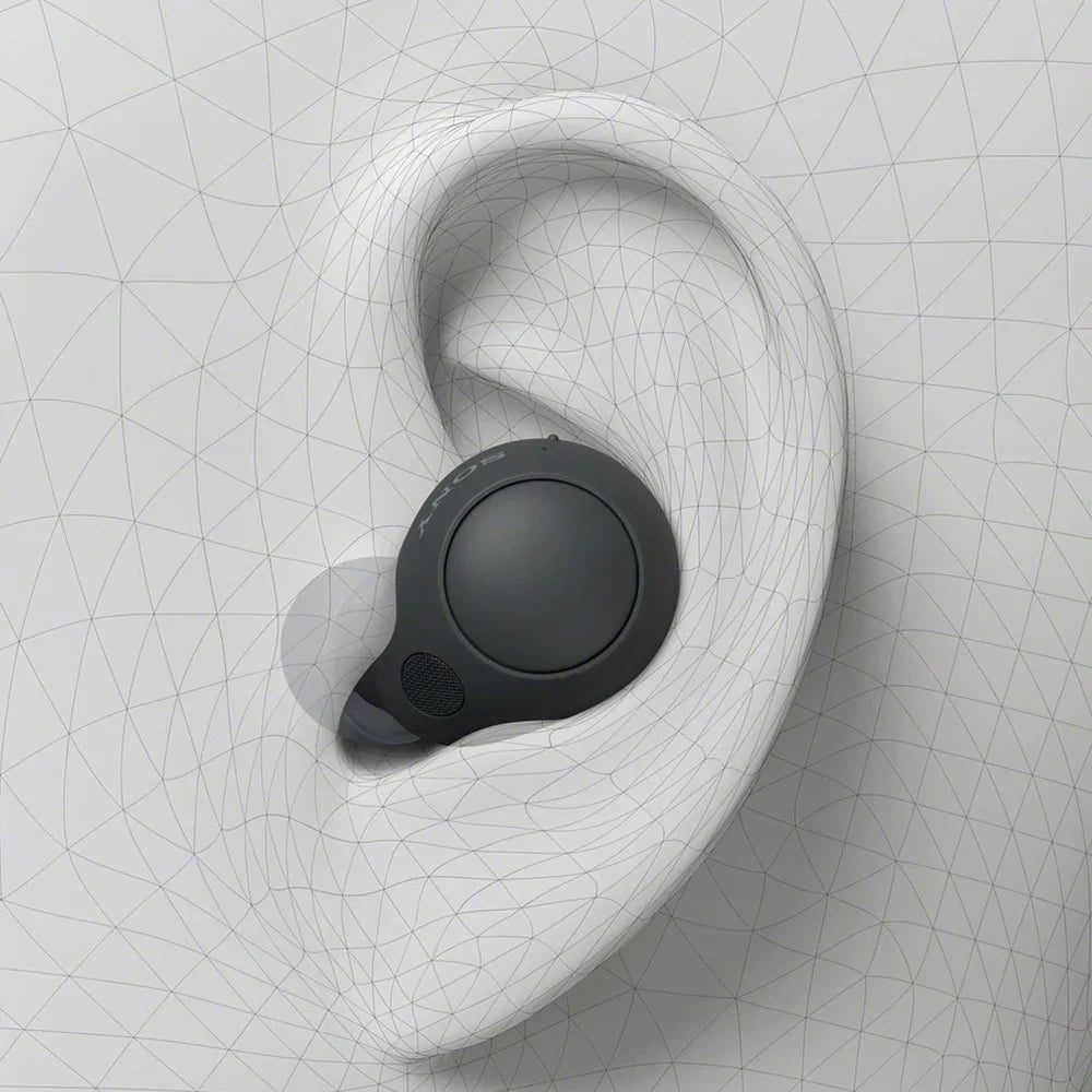 Sony IPX4 Headphones with Noise Canceling Earbud Truly Open Mic and Water Black WF-C700N Box in-Ear Bluetooth Wireless Resistance,