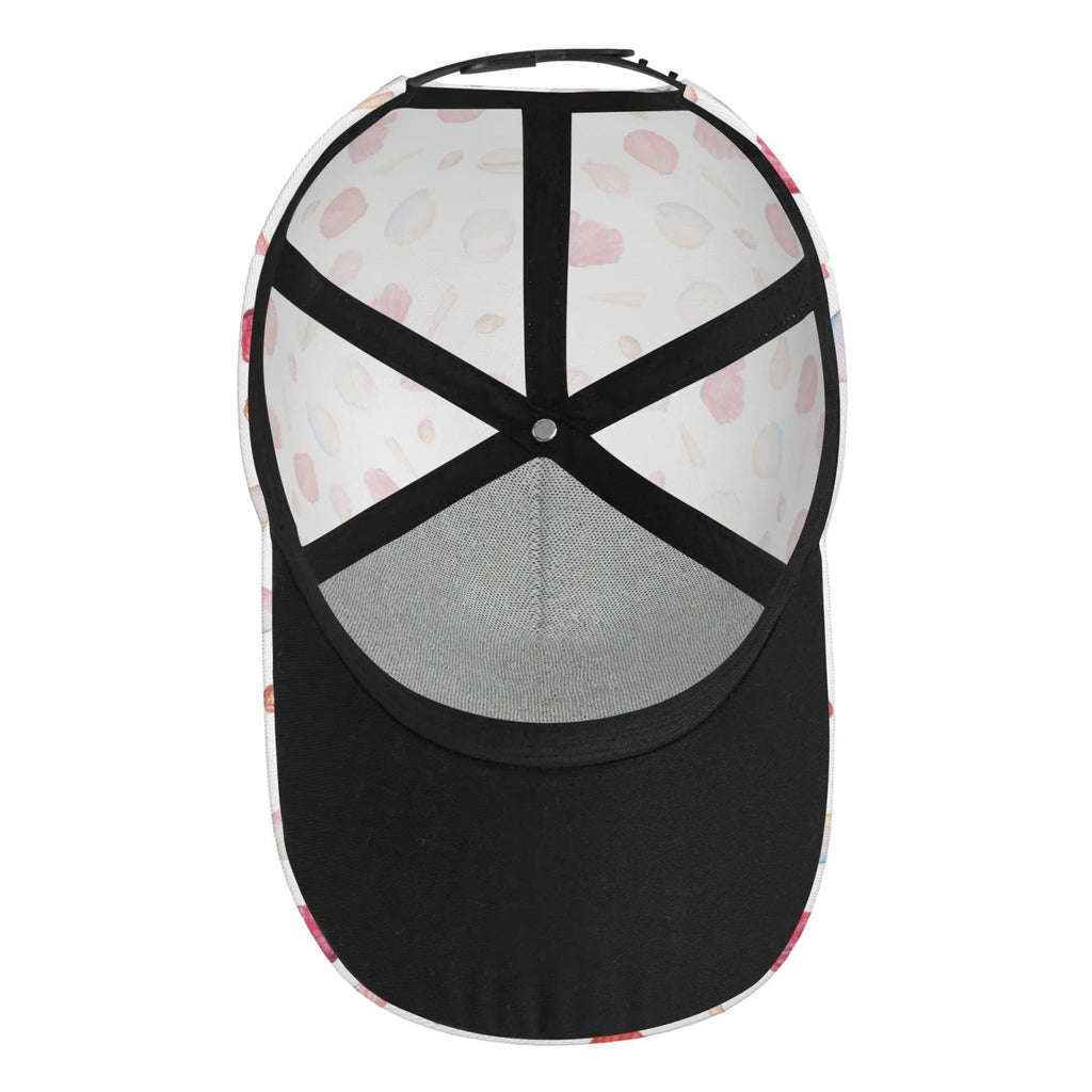 Seashell Cap Coral For Hat Lukts Red Scallop Men/Women,Unstructured/Cotton And