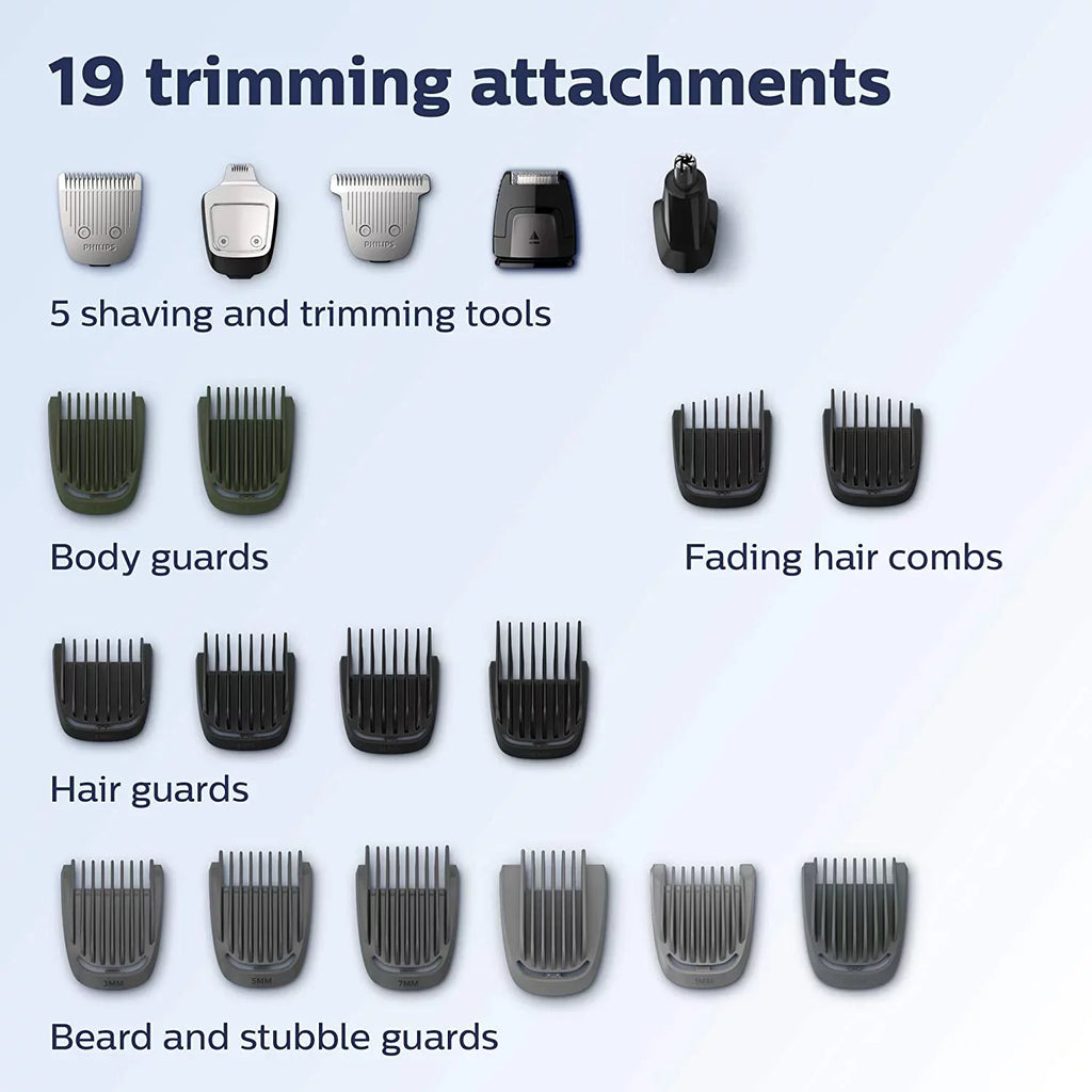 Beard, Multigroom for Philips Norelco Head, Body Mens Grooming MG7750/49 Trimmer Kit,