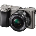 Camera a6000 with Lens (Graphite) Mirrorless Alpha Sony 16-50mm ILCE6000L/H Digital