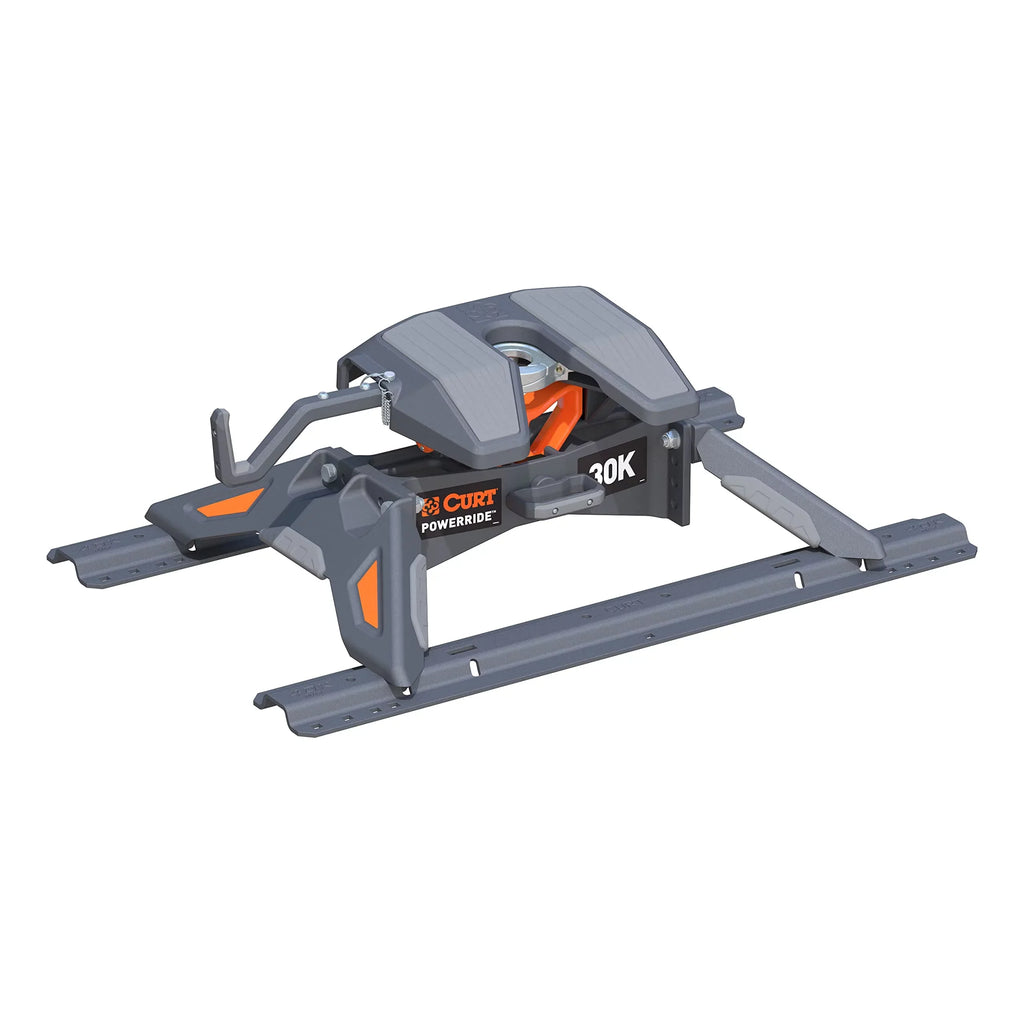 5th PowerRide GTW Hitch 30K Rails, Wheel CURT 30K Base with 16321