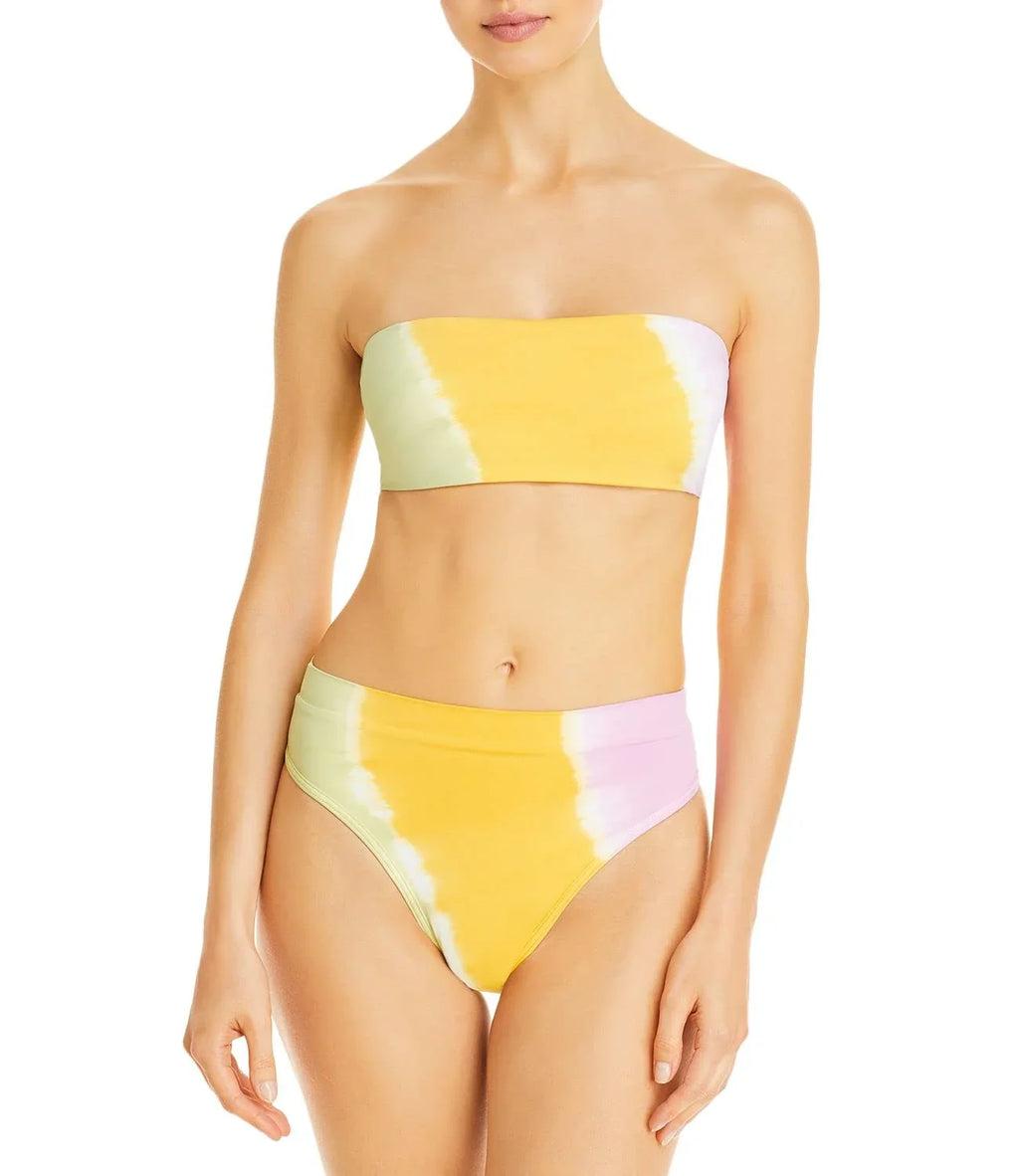 Swim Space L Top Tie-Die Womens Strappy Bikini