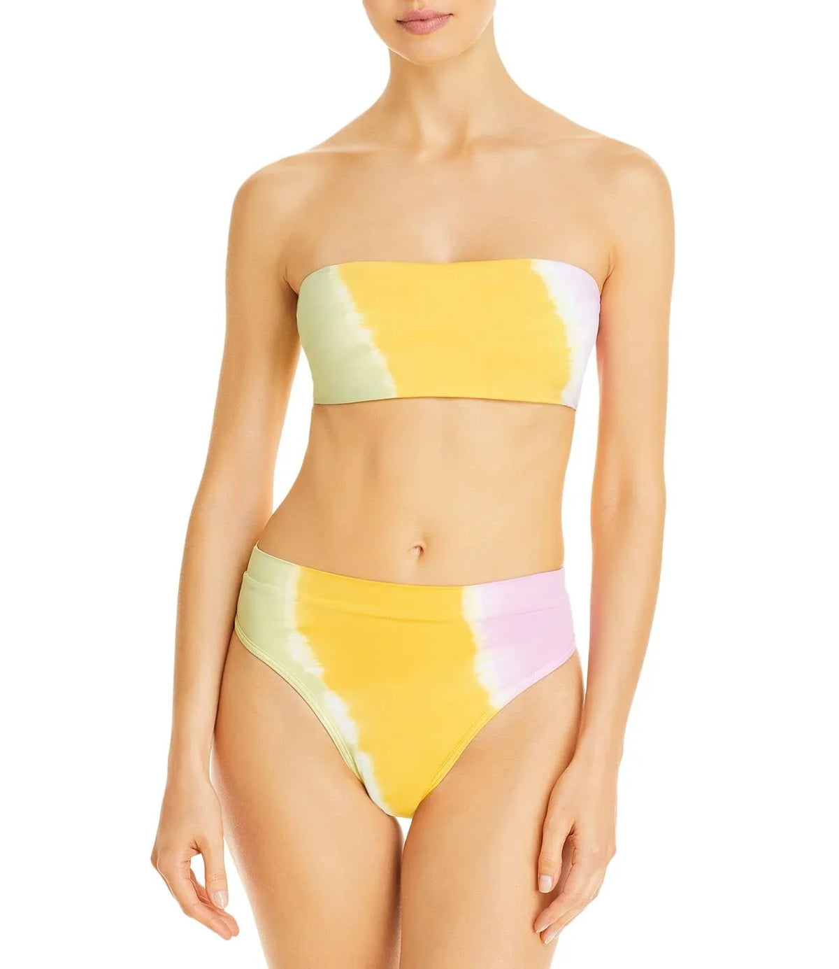 Swim Space L Top Tie-Die Womens Strappy Bikini