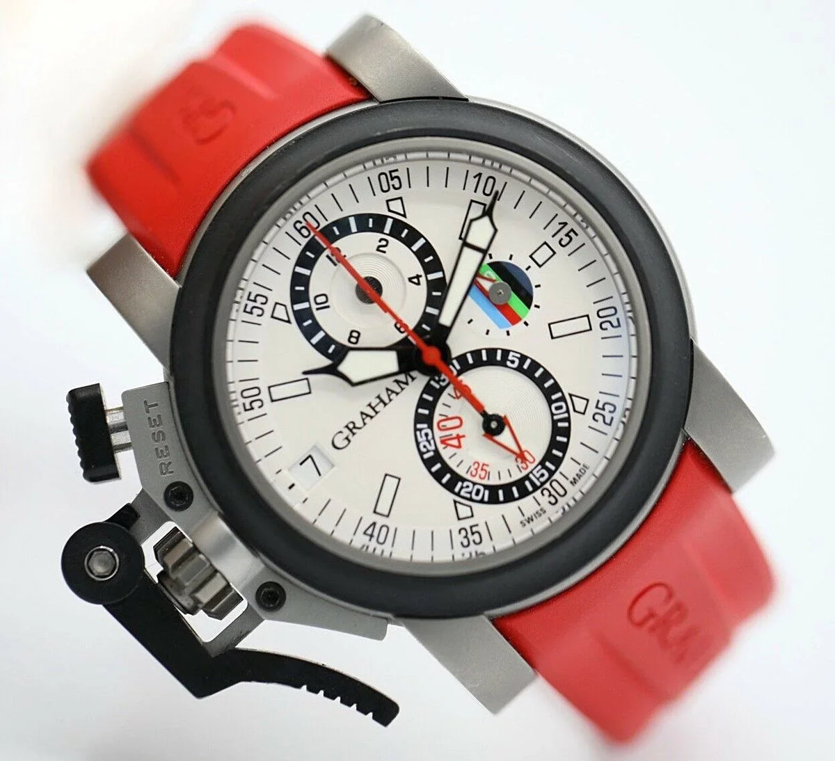 Referee Watch 6 Chronofighter Nations RBS Men's Oversize Graham Titanium Rubber