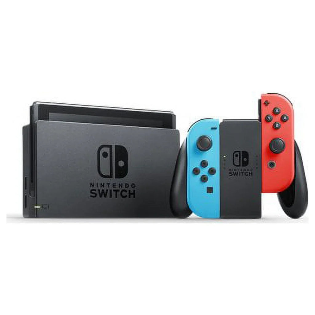 Ptech with Switch Deluxe Joy-Con, Nintendo Kart Month Blue & with Bundle Red Mario Membership 8 Spinner 3 &