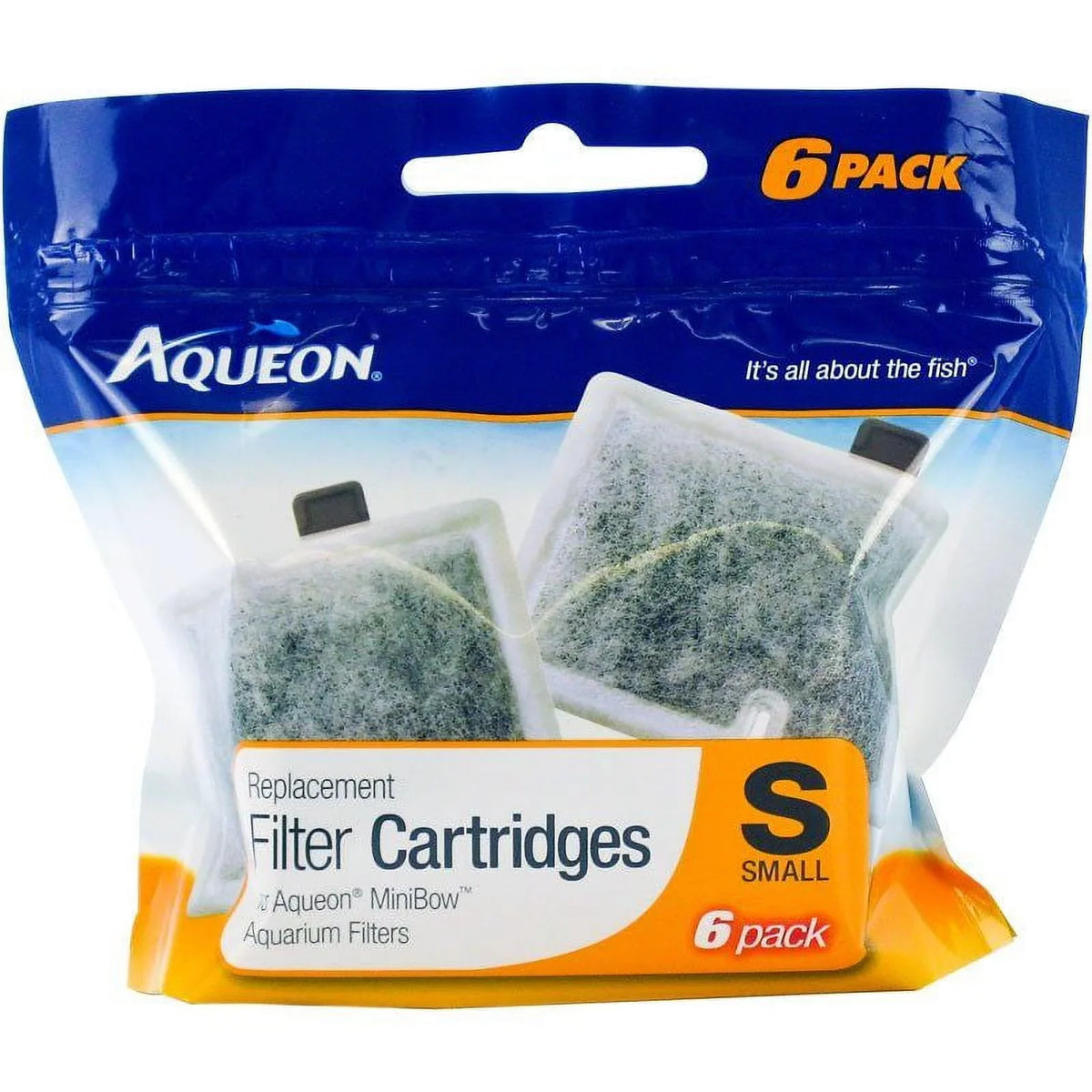 (2 (6/PK) Packages) QuietFlow Filter Small Replacement Cartridge Aqueon