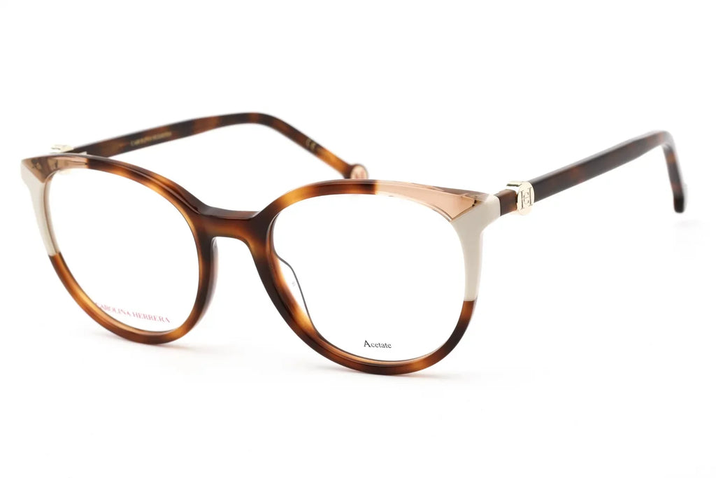CH0056-C1H-52 Size CAROLINA Brown 52mm Women HERRERA 19mm Eyeglasses 145mm
