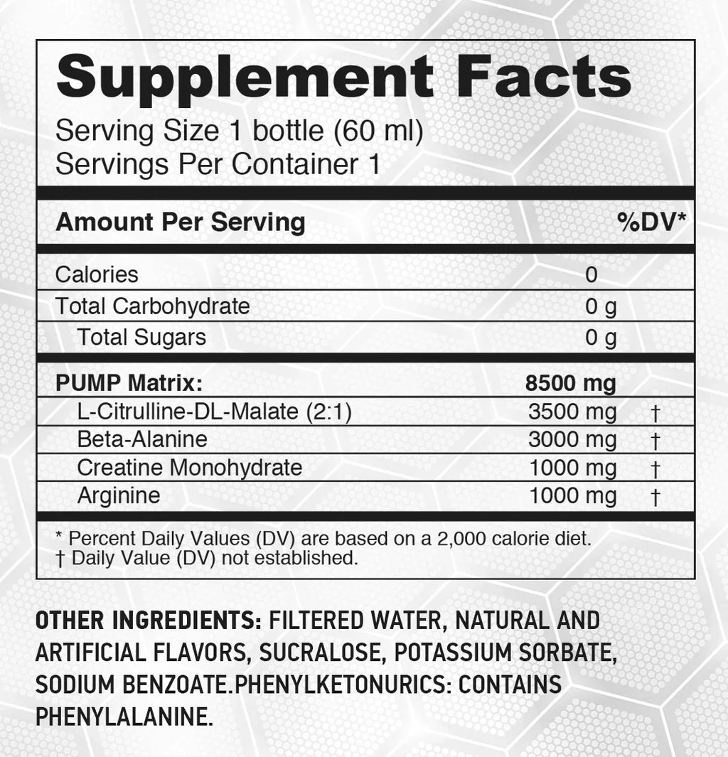 Pack 12 Creatine, Caffeine Beta-Alanine, Blue Free – Pre-Workout HARDLABZ Zero - Shot Citrulline, 2oz Arginine, Energy Sugar, Raspberry, PUMP with