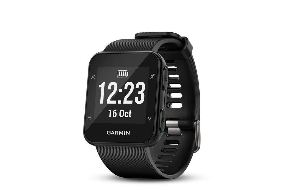 35; Forerunner Easy-to-Use Running Garmin Watch, 010-01689-00 GPS Black