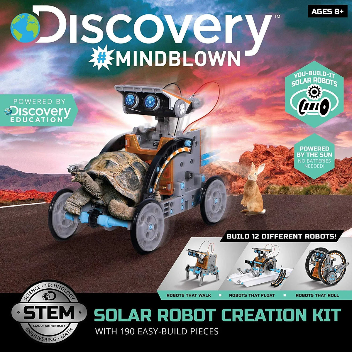 Kids Mindblown STEM Discovery Robot Solar 12-in-1