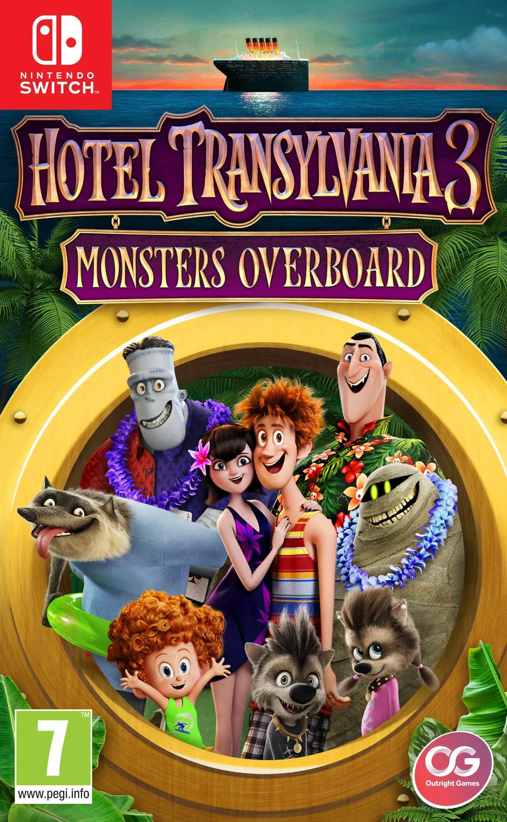 Switch) 3: (Nintendo Monsters Overboard Transylvania Hotel
