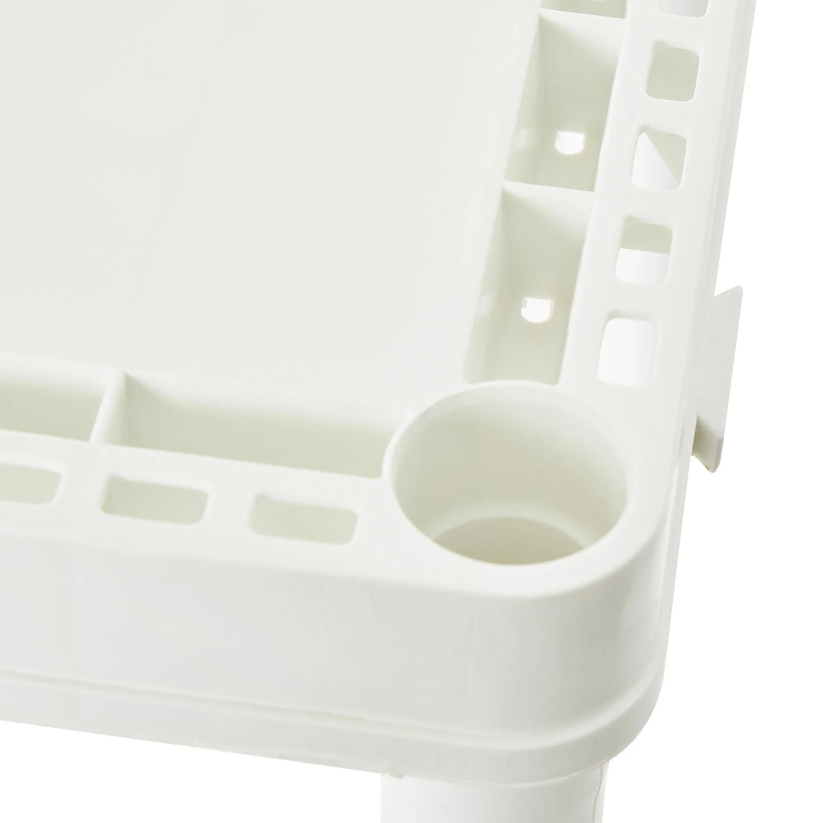 Shelf 4 Light Gracious Living Storage Unit, Duty (2 White Pack) Height Set