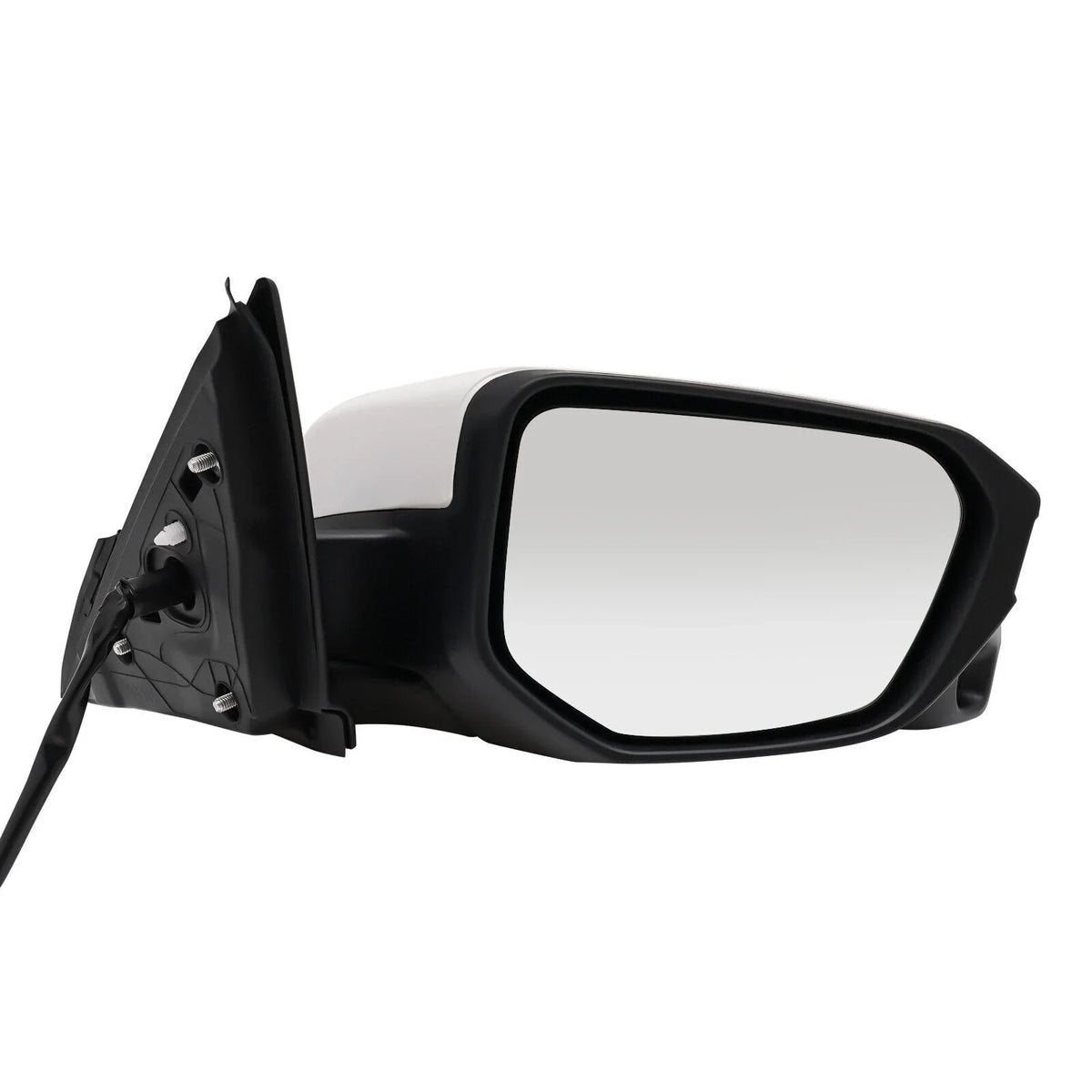 Sedan Side Heated Right Fit Camera Civic White Mirror 2016-2020 Power Honda View