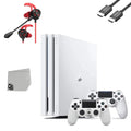 Pro With With AXTION Console 1TB Bundle Controller PlayStation Used Sony Microphone White G9 2 + 4 Gaming BOLT Earbuds
