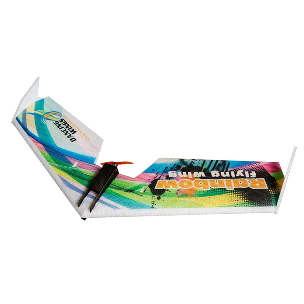Flying Wing E0511 Delta Hobby V2 Tail-pusher Airplane Aircraft Rainbow 800mm Dancing Wingspan Wing KIT RC