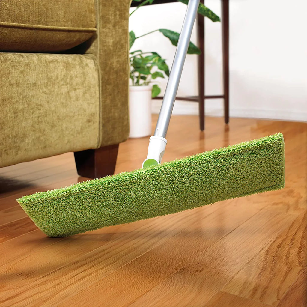 Mop (Green) Scotch-Brite Floor Mop: System Cleaning Hardwood Microfiber