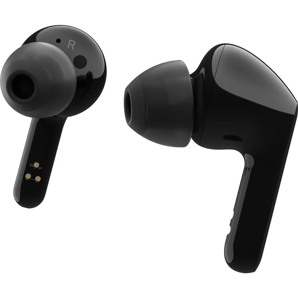 Wireless Wireless Dual Box Sound, Black Work/Home FN5W and True Compatible, Open Free for Bluetooth Earbuds with - Noise Android Meridian Office, TONE Microphone LG iPhone Reduction, Charging