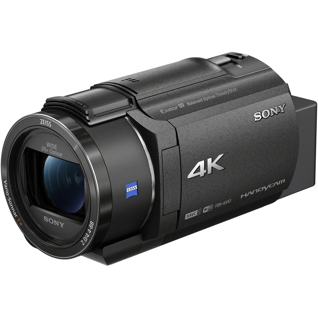 4K R CMOS Sony with AX43A Handycam Digital Sensor Video Camcorder Exmor