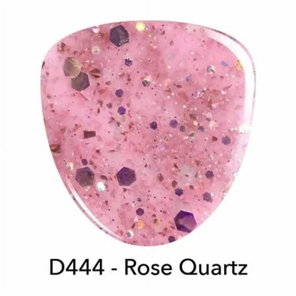 Powder Starter Powder oz Liquids Nail 0.5 Revel Rose Quartz Kit Dip with D444 EZ