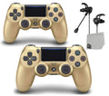 '- BOLT PlayStation AXTION With Controller - Wireless 4 New Gold 2 DualShock Like Bundle Earbuds