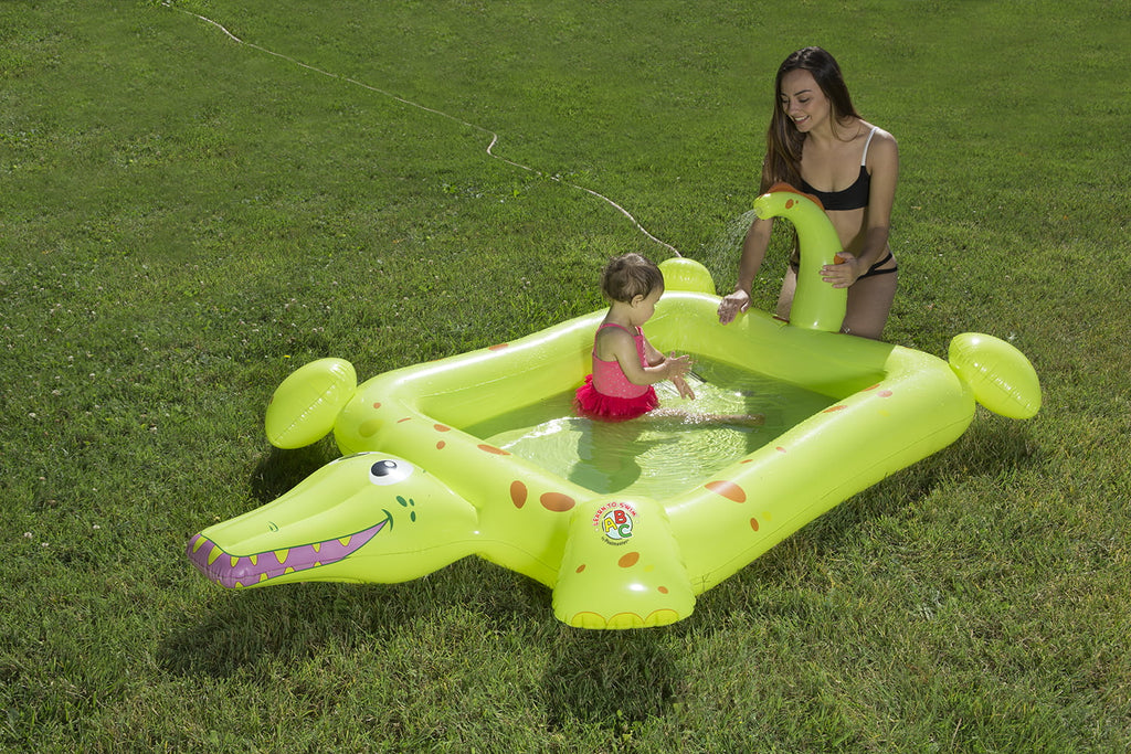 Pool Poolmaster Inflatable Swimming Kiddie Crocodile Spray