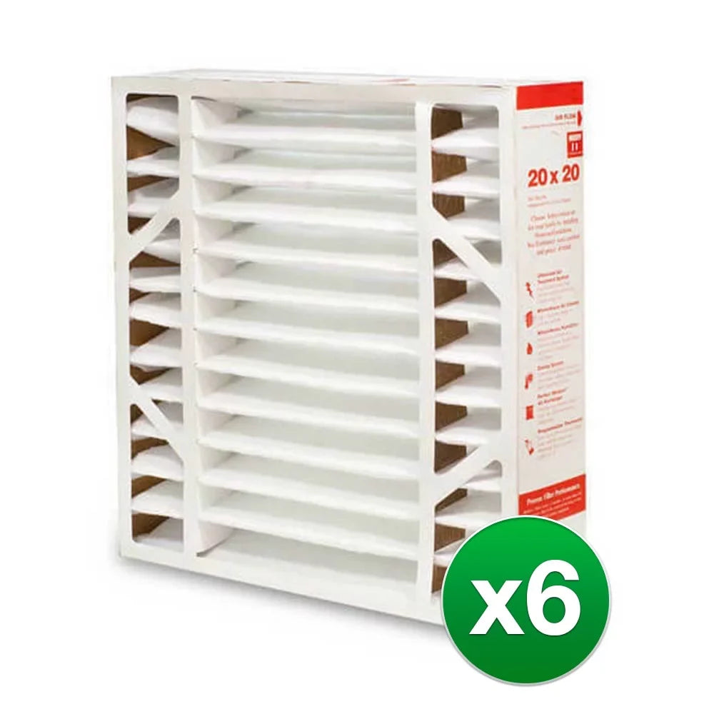 Honeywell for 11 Filter Replacement (6 FC100A1011 Pack) Furnance MERV 20x20x5 AC Air