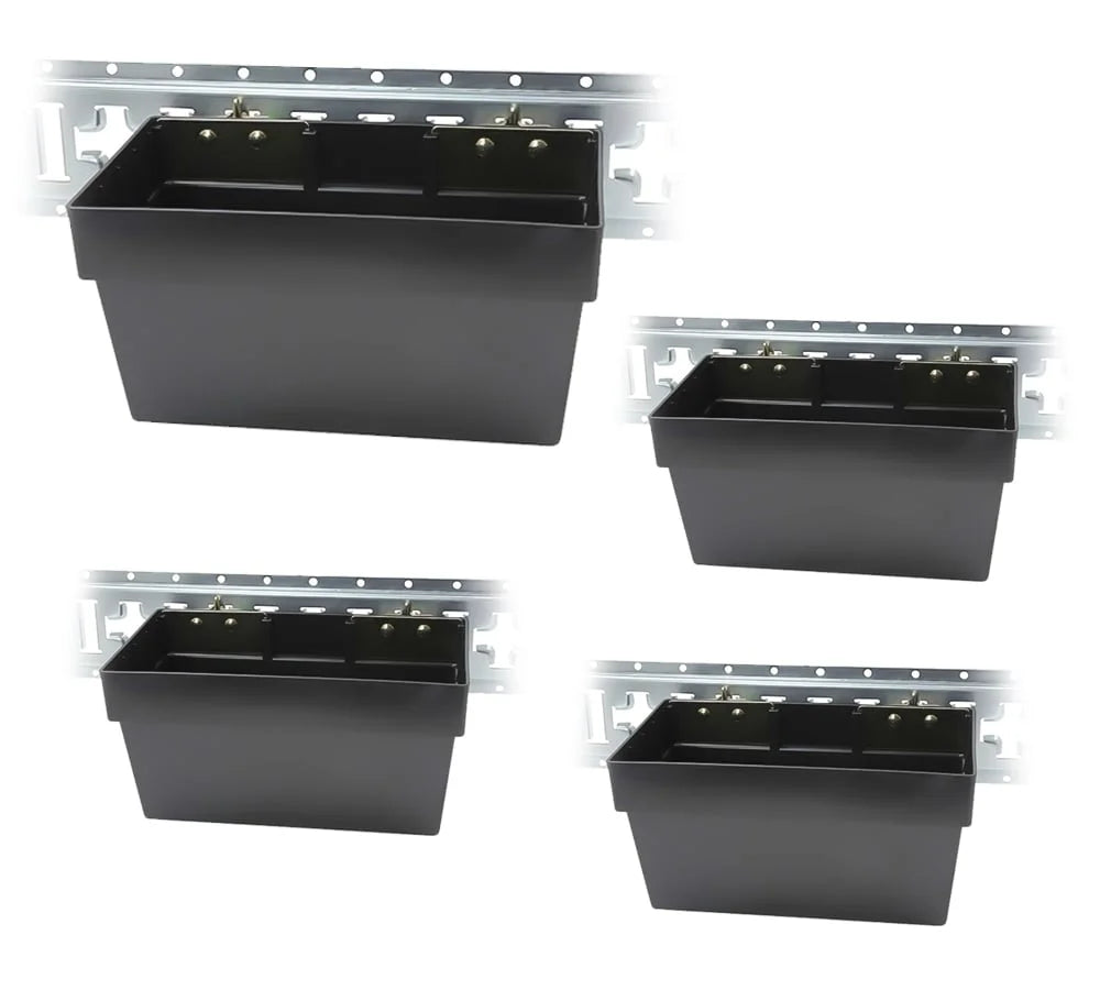 for Vehicles Trailer, Systems E-Track Accessories Organizer Basket Duty Pack) Large Enclosed Storage E-Track Heavy Trucks, E-Track Enclosed (4 - Garage, Bin for E-Track for - Trailer