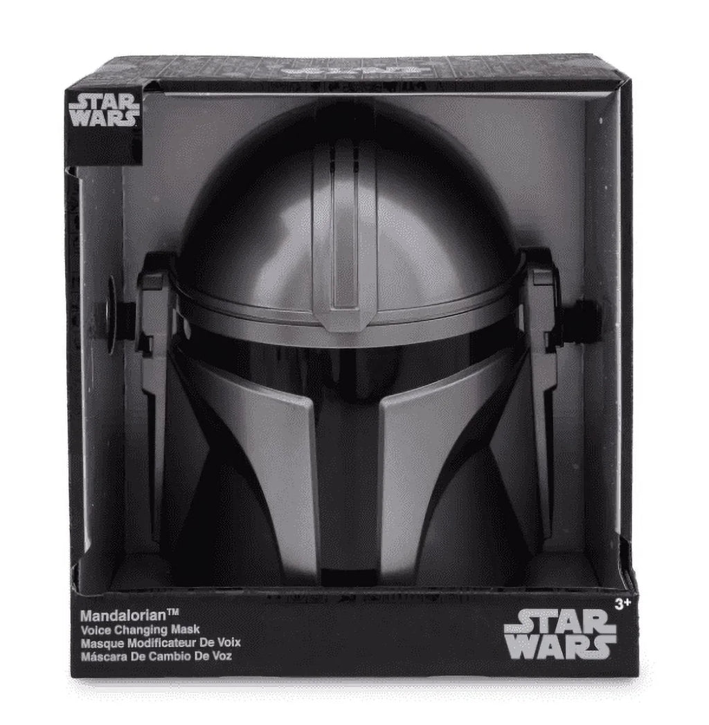 New Voice Mandalorian Box Parks with Wars Mask Disney Star Changing